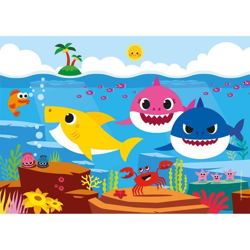 Пазл Clementoni "Baby Shark", 2 по 20 елементів, від 3 - х років