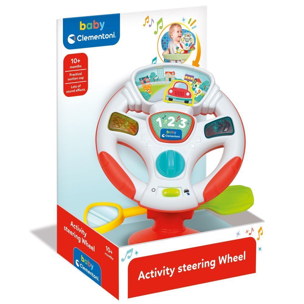 Игрушка на присоске Clementoni "Activity Steering Wheel", от 9 - ти мес