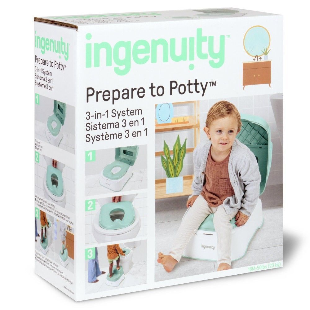 Горщик-підставка 3 в 1 Ingenuity Prepare to Potty
