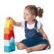 Игрушка-пирамидка 2 в 1 Chicco Eco+ "Зообашня", от 9 - ти мес