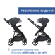 Коляска 2 в 1 Chicco Seety, Темно-серый, Коляска универсальная 2в1, с рождения