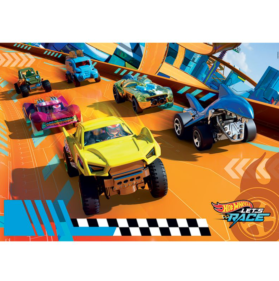 Пазл Clementoni "Hot Wheels", серія "MAXI", 104 елементи, від 5 - ти років