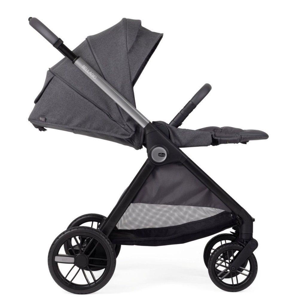Коляска 2 в 1 Chicco Bellagio, Графітовий, Коляска универсальная 2в1, с рождения