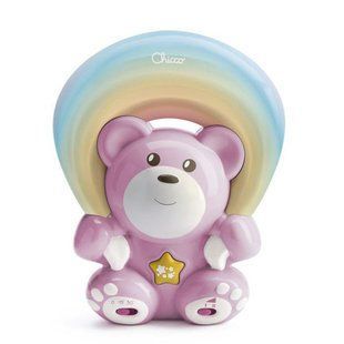 Игрушка-проектор Chicco "Мишка под радугой", с рождения