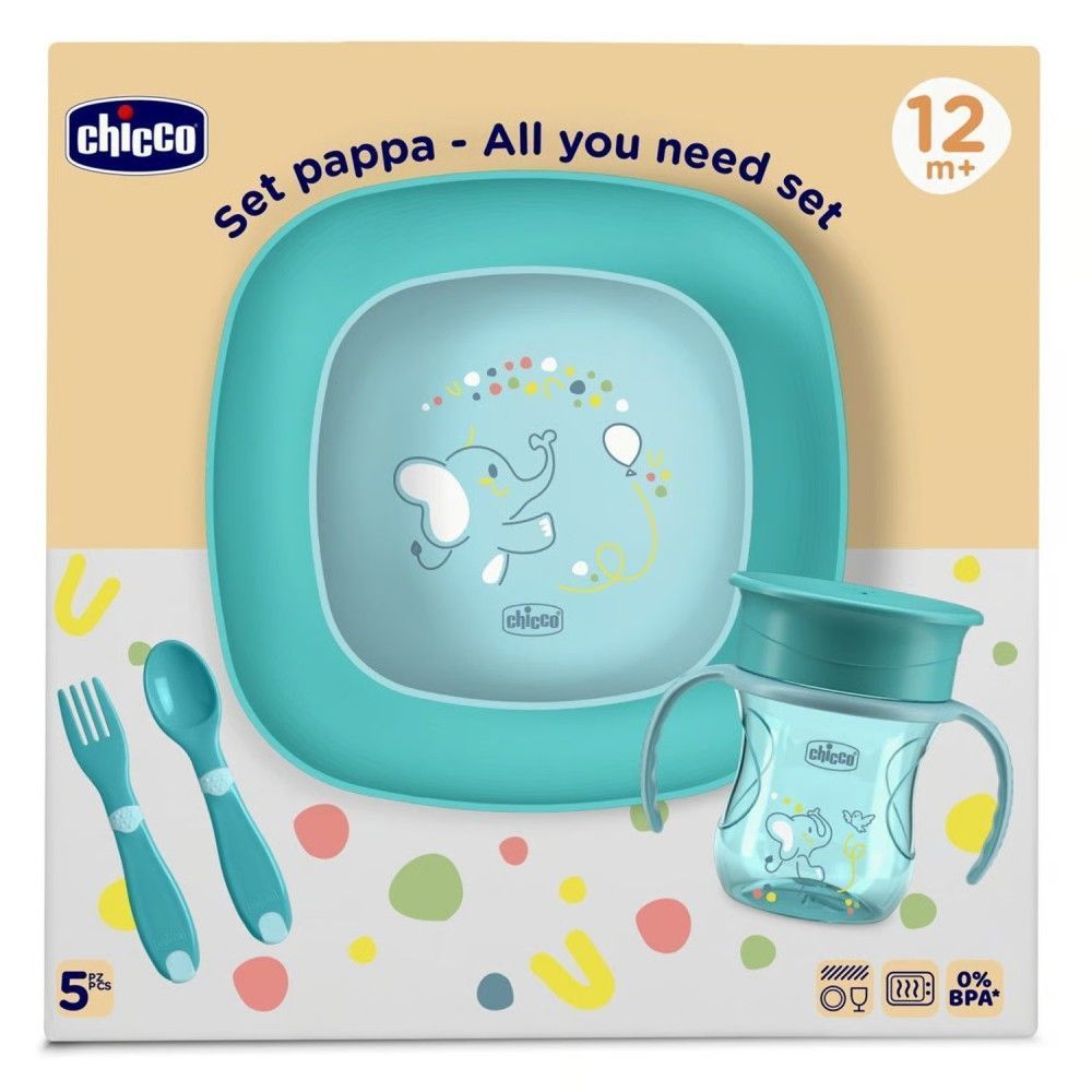Набор посуды Chicco Set Pappa, 12м+