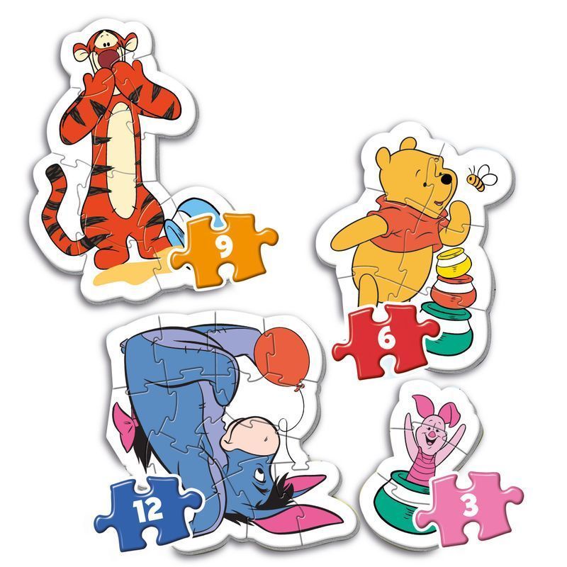 Пазл 4 в 1 Clementoni "Winnie the Pooh", серія "My First Puzzles", від 2 - х років