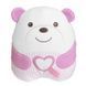 Мягкая музыкальная игрушка Chicco "Успокаивающий медвежонок", Розовый, с рождения