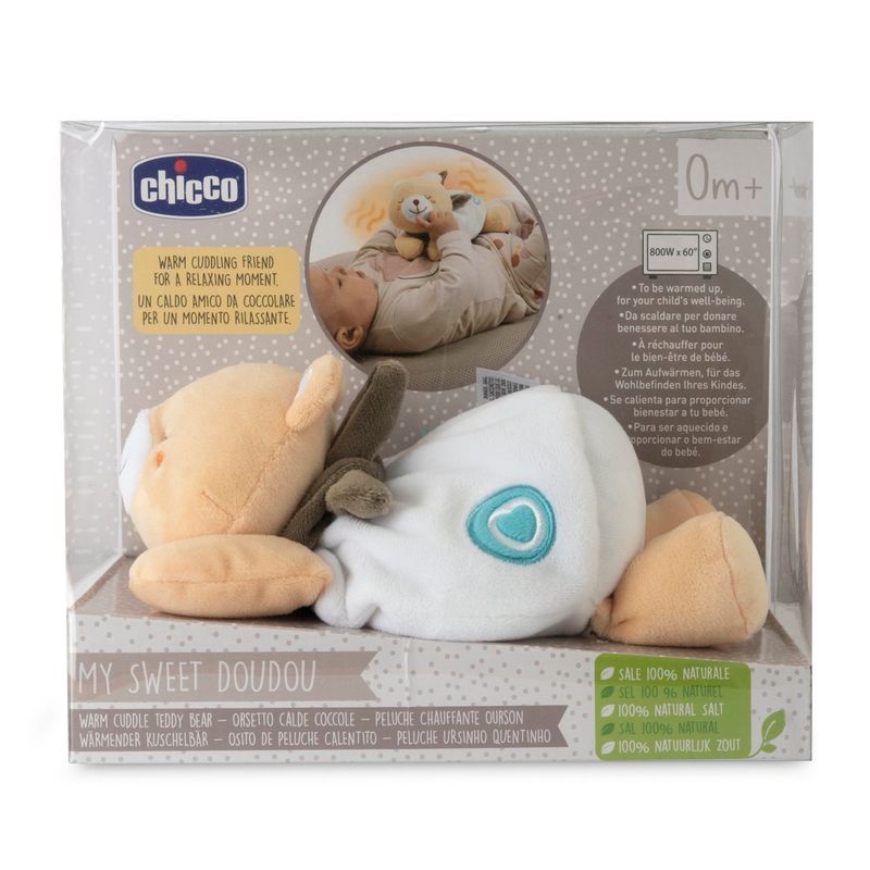 Мягкая игрушка-грелка Chicco "Теплый медвежонок Dou Dou", с рождения