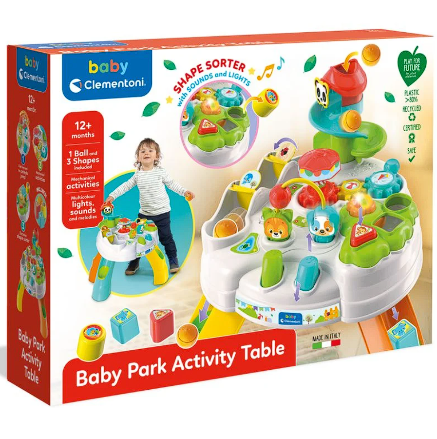 Игровой развивающий центр Clementoni "Baby Park Activity Table", от 12 - ти мес
