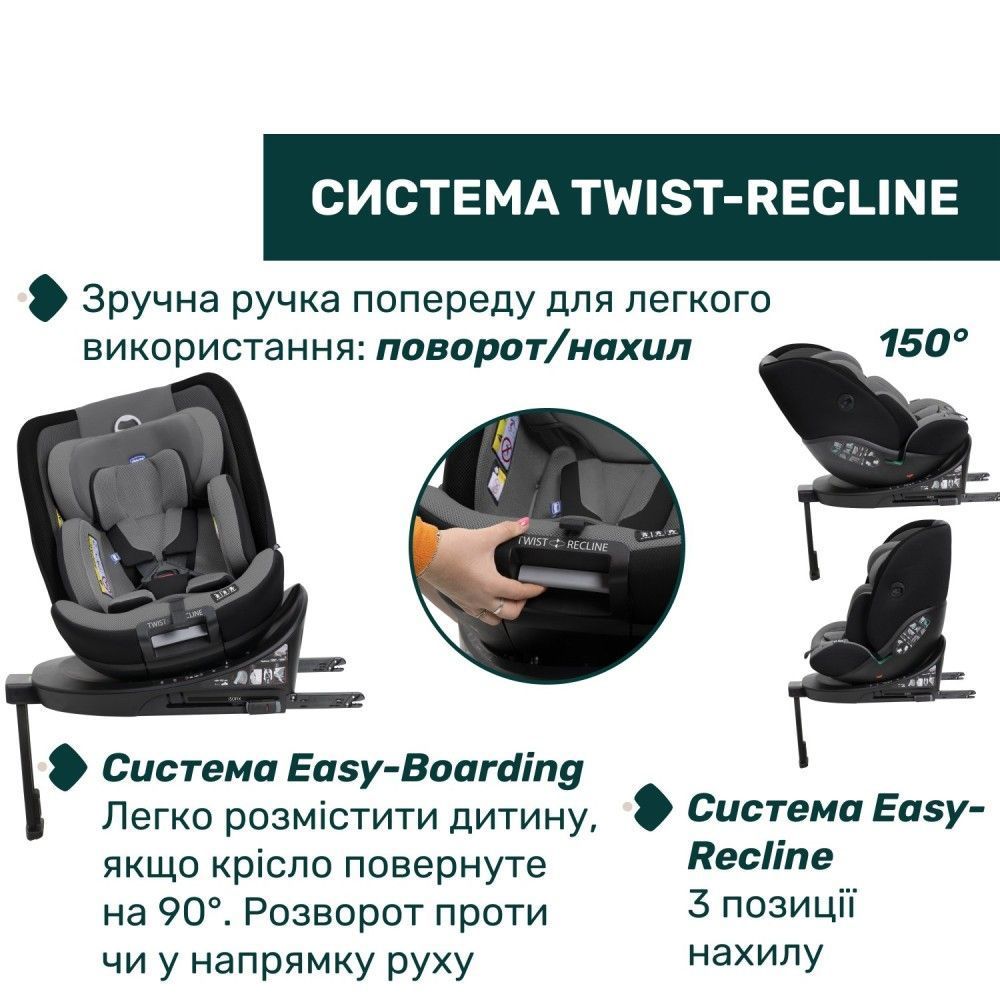 Автокресло Chicco EverOne i-Size, група 0+/1/2/3