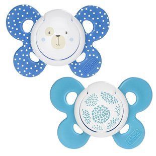 Пустышка Chicco Physio Comfort, силикон, 6-16 мес., 2 шт.