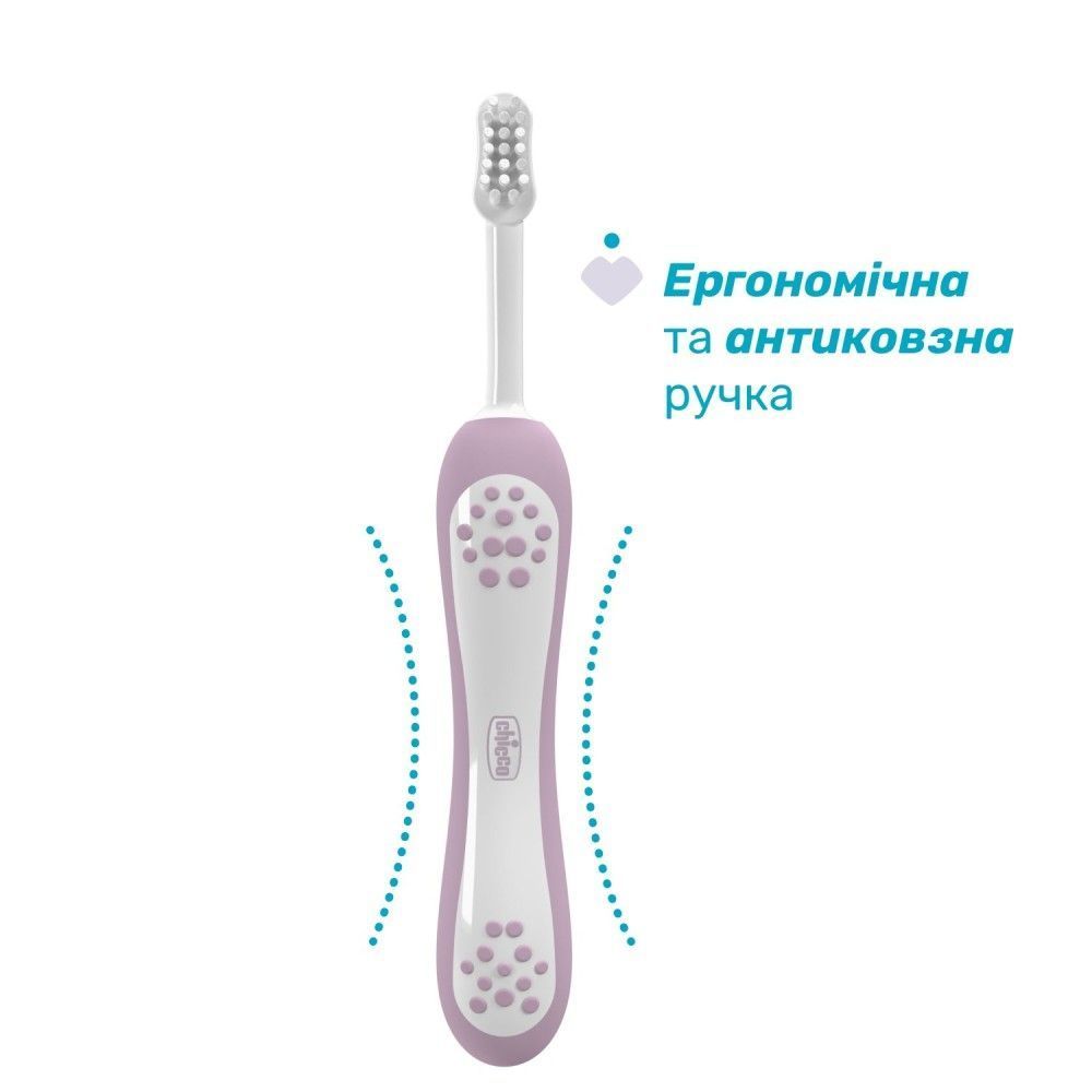 Дорожный набор Chicco: зубная щетка и зубная паста, 6-24 мес, Паста, Для зубов