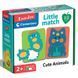 Настольная игра-пазл Clementoni "Cute Animals", от 2 - х лет