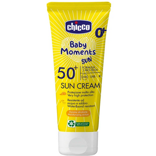 Крем солнцезащитный Chicco Baby Moments SUN, SPF 50+, 75 мл